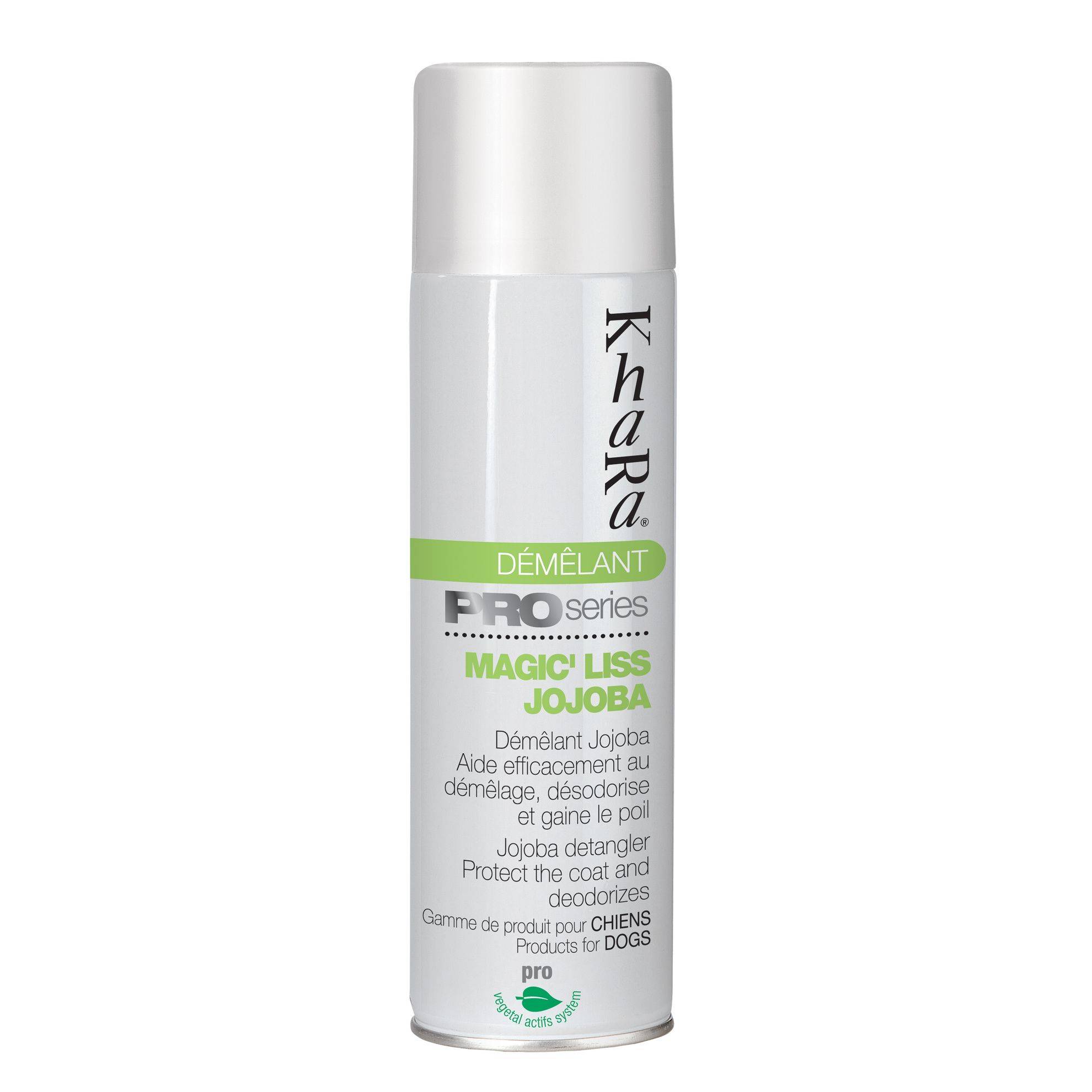 Démêlant pour chiens en spray Magic Liss Jojoba Khara : 500ml KHARA