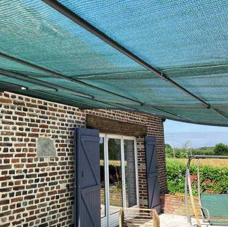 Brise vue vert 80g/m², Long 10 m - Image 4