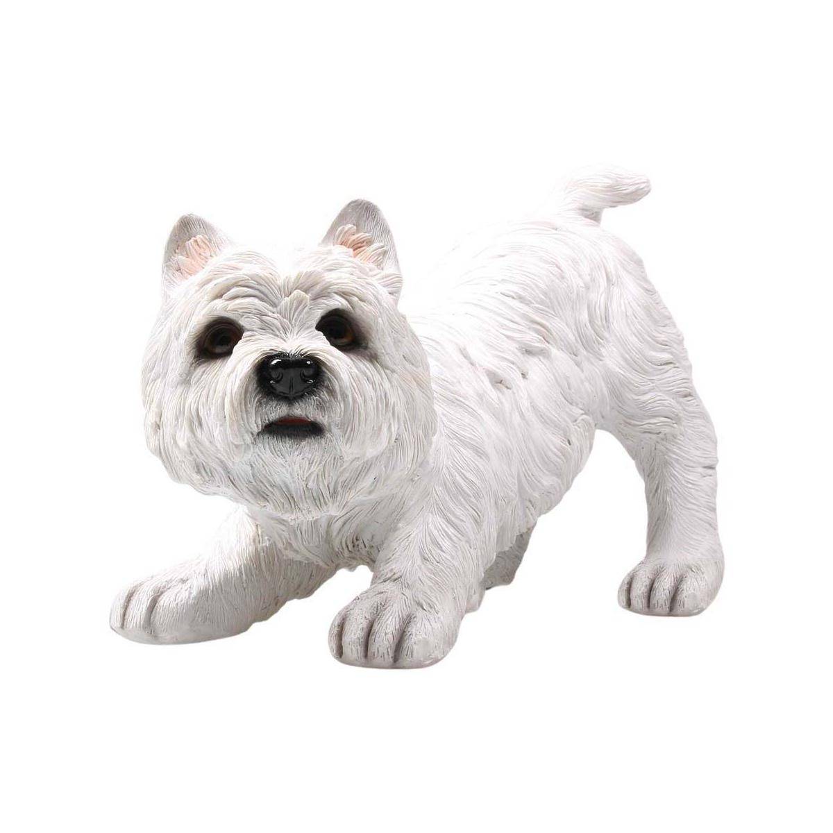 Farmwood Animals - Chien west highland en résine 17 x 11 x 21 cm - Imagen 1