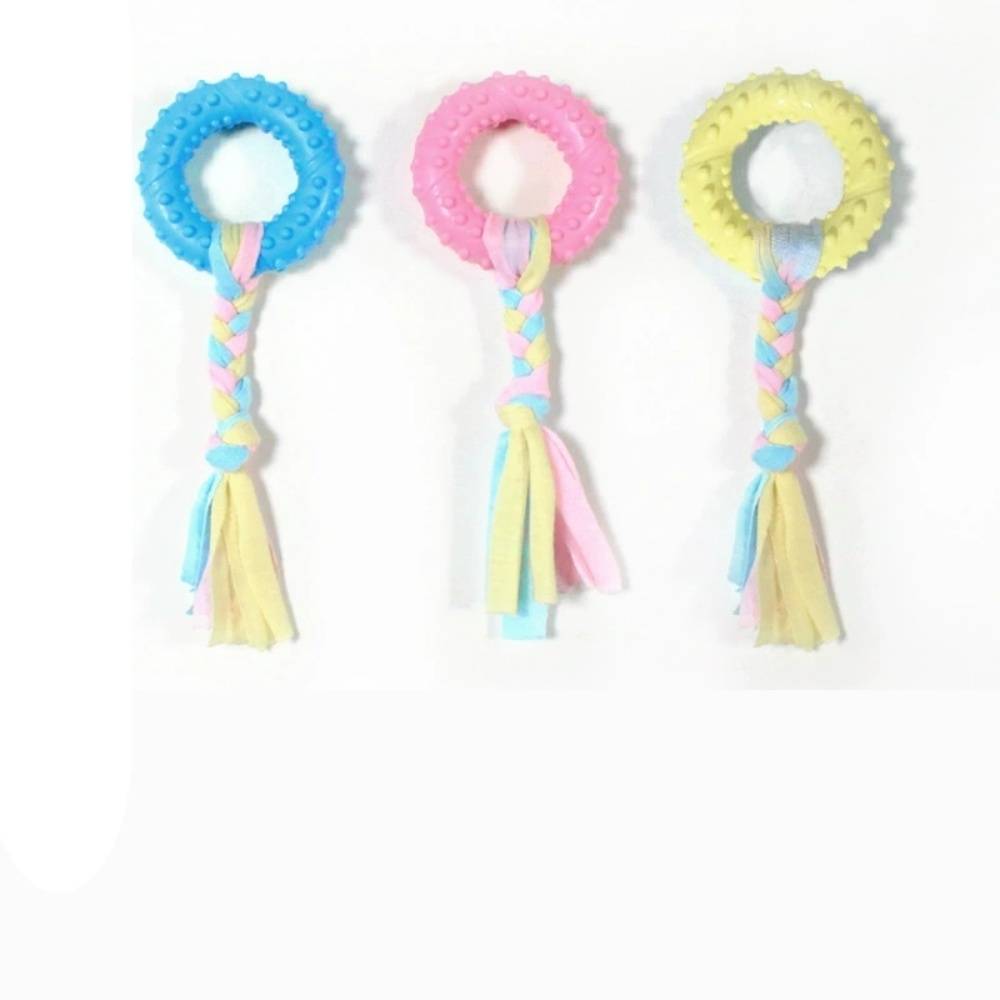 IntiMeg - Jouet pour chien en corde de coton et boucle en tissu IntiMeg - Image 2