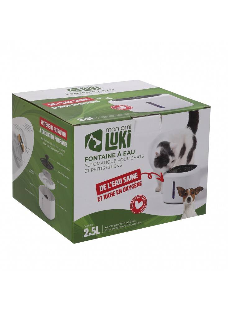 Fontaine a eau avec filtration chargeur usb - Mon Ami Luki - Image 2