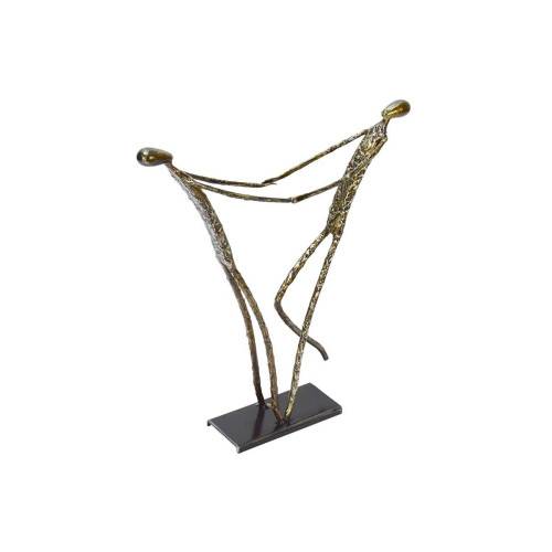 Statuette métal Couple Danse - Histoire de Fer MAGNETICLAND - Imagen 1