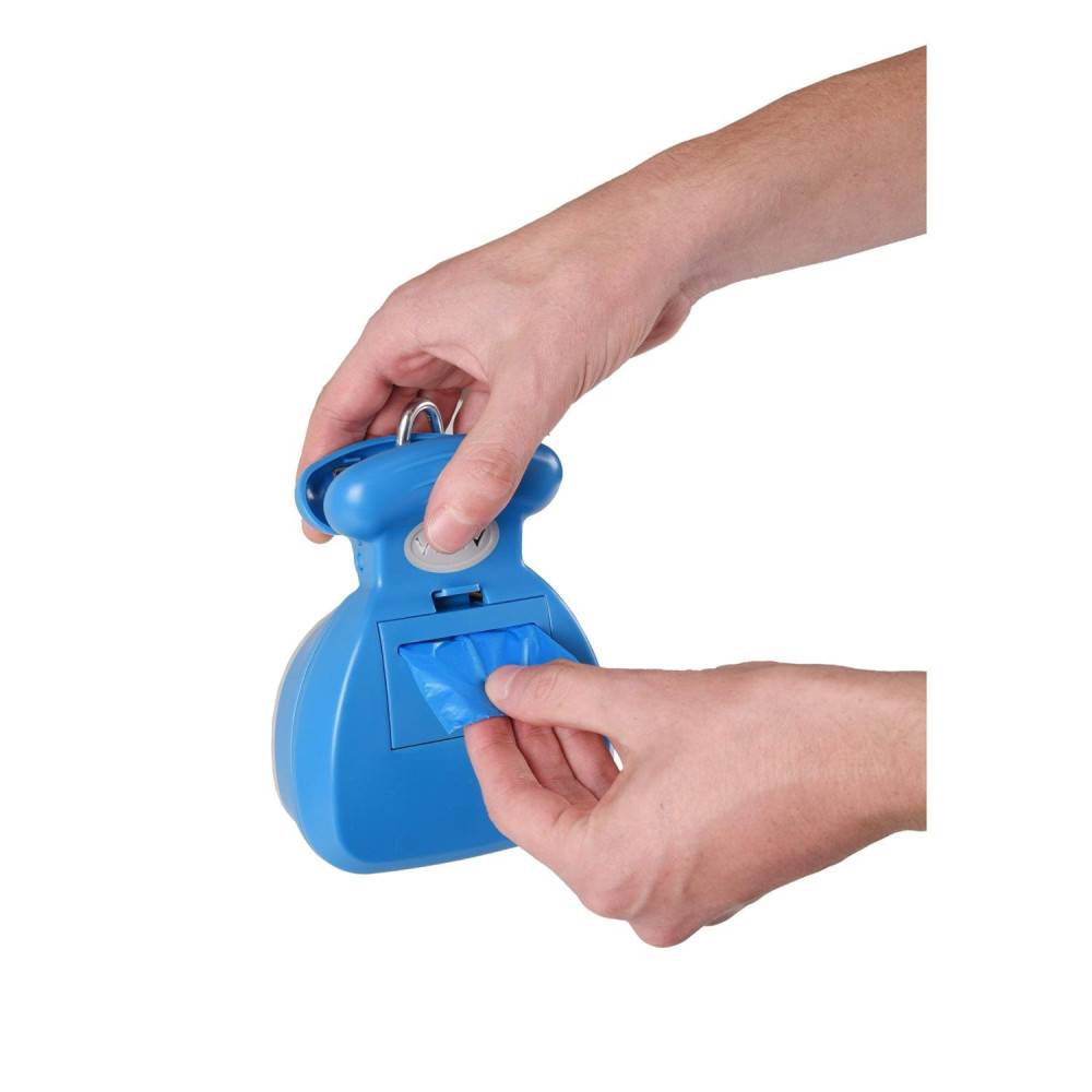 Animallparadise - Ramasse crottes pliable taille S couleur bleu pour chien - Imagen 4