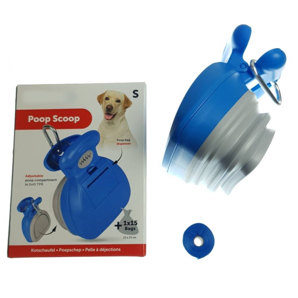 Animallparadise - Ramasse crottes pliable taille S couleur bleu pour chien - Imagen 10