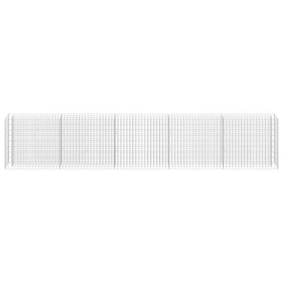 Mur Gabion décoratif Acier galvanisé pour jardin et clôture 450x30x90 cm – ComfortXL Outdoor Living - Image 4