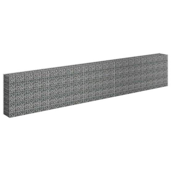 Mur Gabion décoratif Acier galvanisé pour jardin et clôture 450x30x90 cm – ComfortXL Outdoor Living - Image 3
