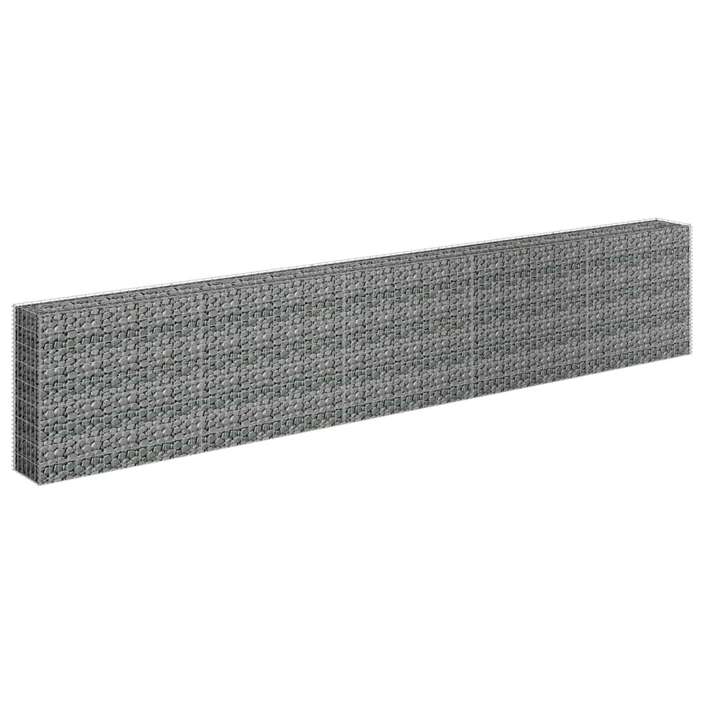 Mur Gabion décoratif Acier galvanisé pour jardin et clôture 450x30x90 cm – ComfortXL Outdoor Living - Image 3