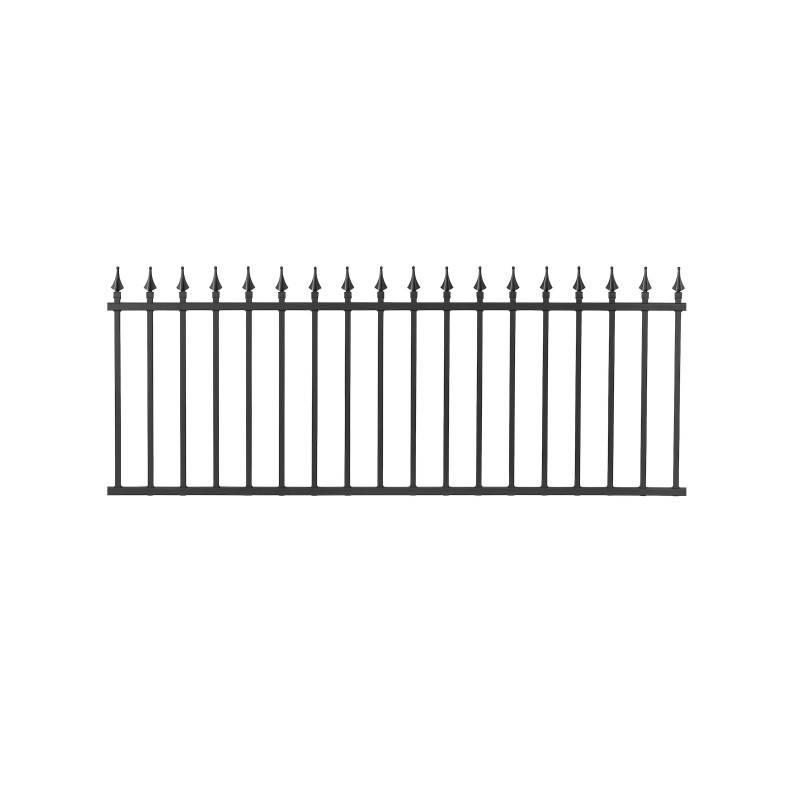 Clôture aluminium tradition travée style ferronnerie 2 m x H 76.5 cm Noir - Easy Clôture - Imagen 1