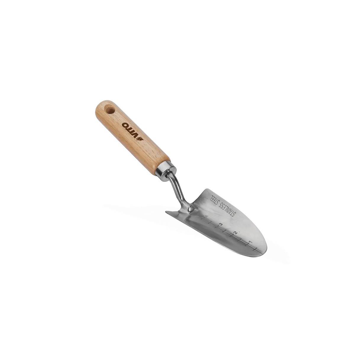 Kit 12 outils de jardin Manche bois Inox et Fer forgés à la main haute qualité traditionnelle VITO - Imagen 4