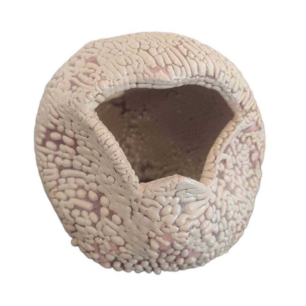 Décoration boulet  8 cm avec cachettes pour petit poisson - Image 2