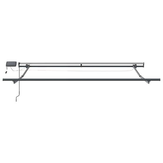 Store banne | Auvent Rétractable Noir 350 x 250 cm tissu Maison Chic - Image 7