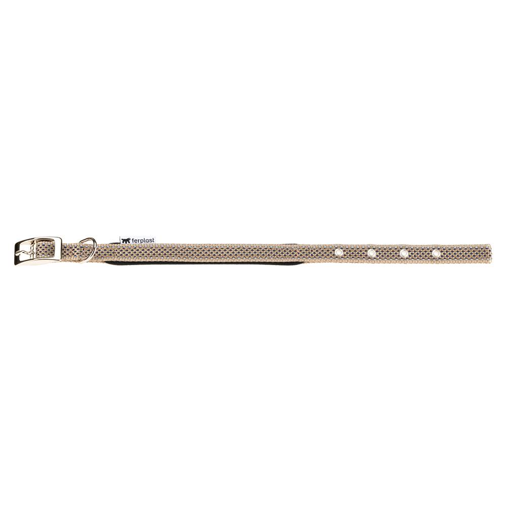Ferplast - Collier pour Chiens Réfléchissant Rembourré DAYTONA DELUXE C15/35, Réglable, Boucle en Métal, Marron-Noir - Imagen 1
