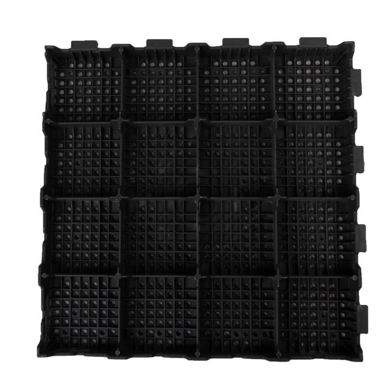 Xtiles - Dalle autoportante clipsable ajourée jardin - 39 x 39 cm - Marron - Xtiles - Imagen 2