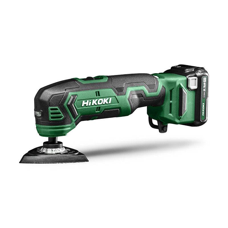 Multi-tool 12V PEAK 2x 2,5Ah - HIKOKI - CV12DAWEZ - HitCase 6000-20000tr/mn, angle 3,2° Hikoki
