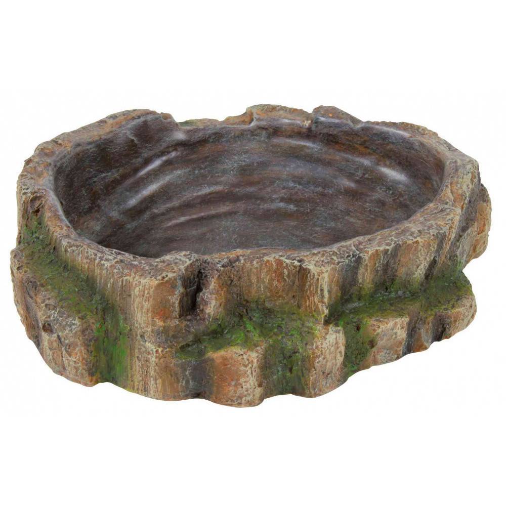 Trixie - Ecuelle pour eau et nourriture des reptiles. 18 x 4.5 x 17 cm - vivarium terrarium - Image 1