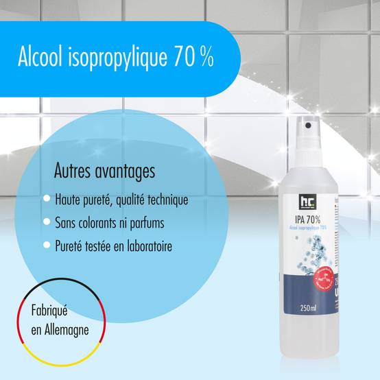 Alcool isopropylique 70% Höfer Chemie® en bidon de 5 L x 48 - Image 6