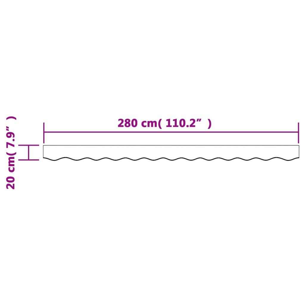 Prolenta Premium - Store banne  Mano rouge  280 X 20 cm  - P87211R - Image 5