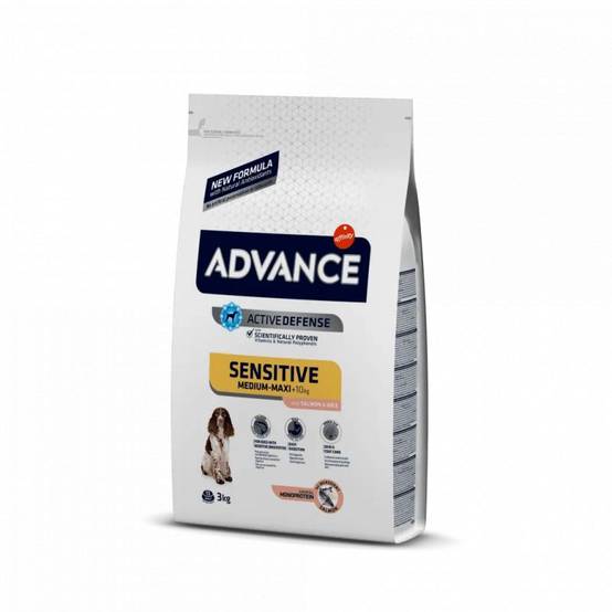 CROQUETTES CHIEN SENSITIVE MEDIUM / MAXI SAUMON RIZ - ADVANCE 12 kg - Image 1