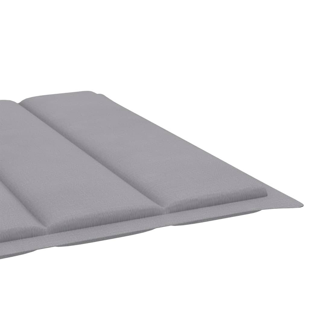 PANGIVO - Chaise longue bois d'acacia avec coussin gris 200 x 67 x 30/51/62/77/85 cm - PANGIVO - Image 10
