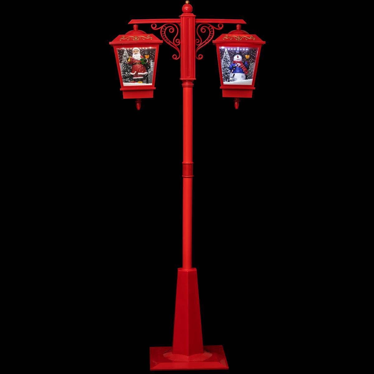 Fééric Lights & Christmas - Décoration Interne Lanterne x2 LM/SM Rouge - Feeric Lights & Christmas