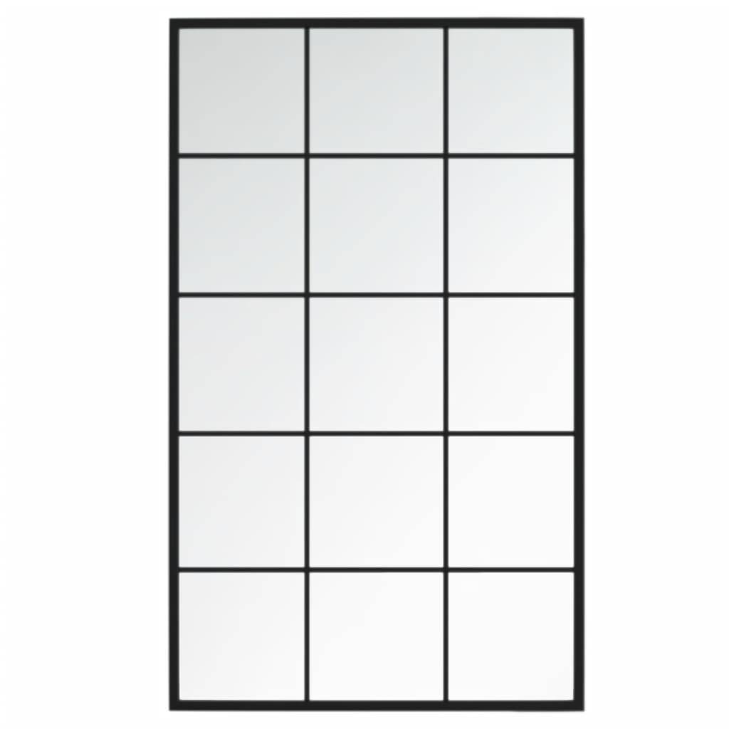 Maison Chic - 2pcs Miroirs muraux - Miroirs décoratifs noir 100x60 cm métal - Image 5