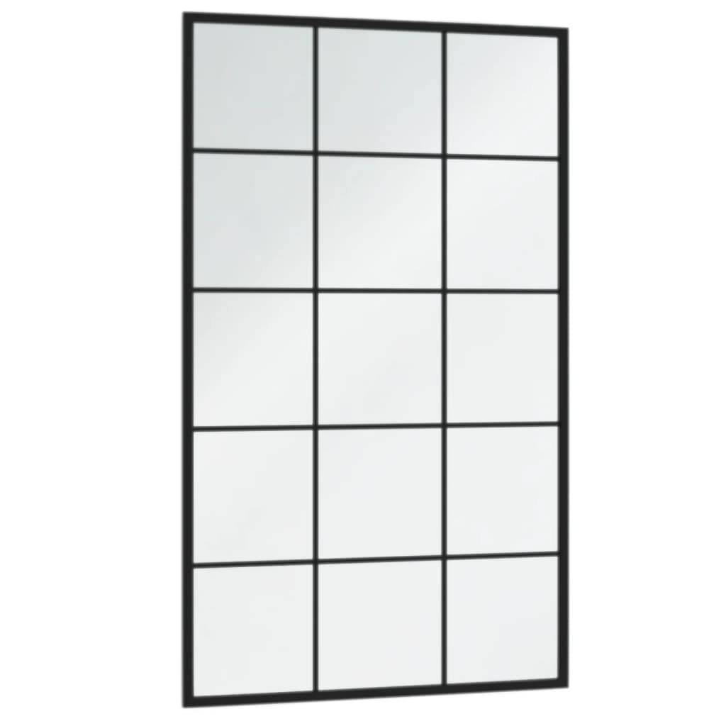 Maison Chic - 2pcs Miroirs muraux - Miroirs décoratifs noir 100x60 cm métal - Image 4