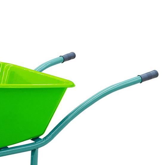 Brouette de jardin à roue gonflée 37cm Polyvalente avec cuve PVC 100Litres VITO - Imagen 4