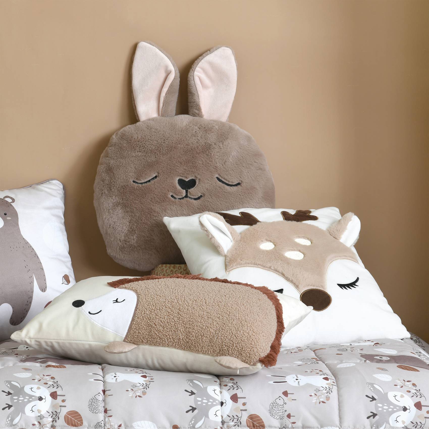 Lovely Casa - Coussin tête de lapin enfant - LOVELY CASA - Imagen 3