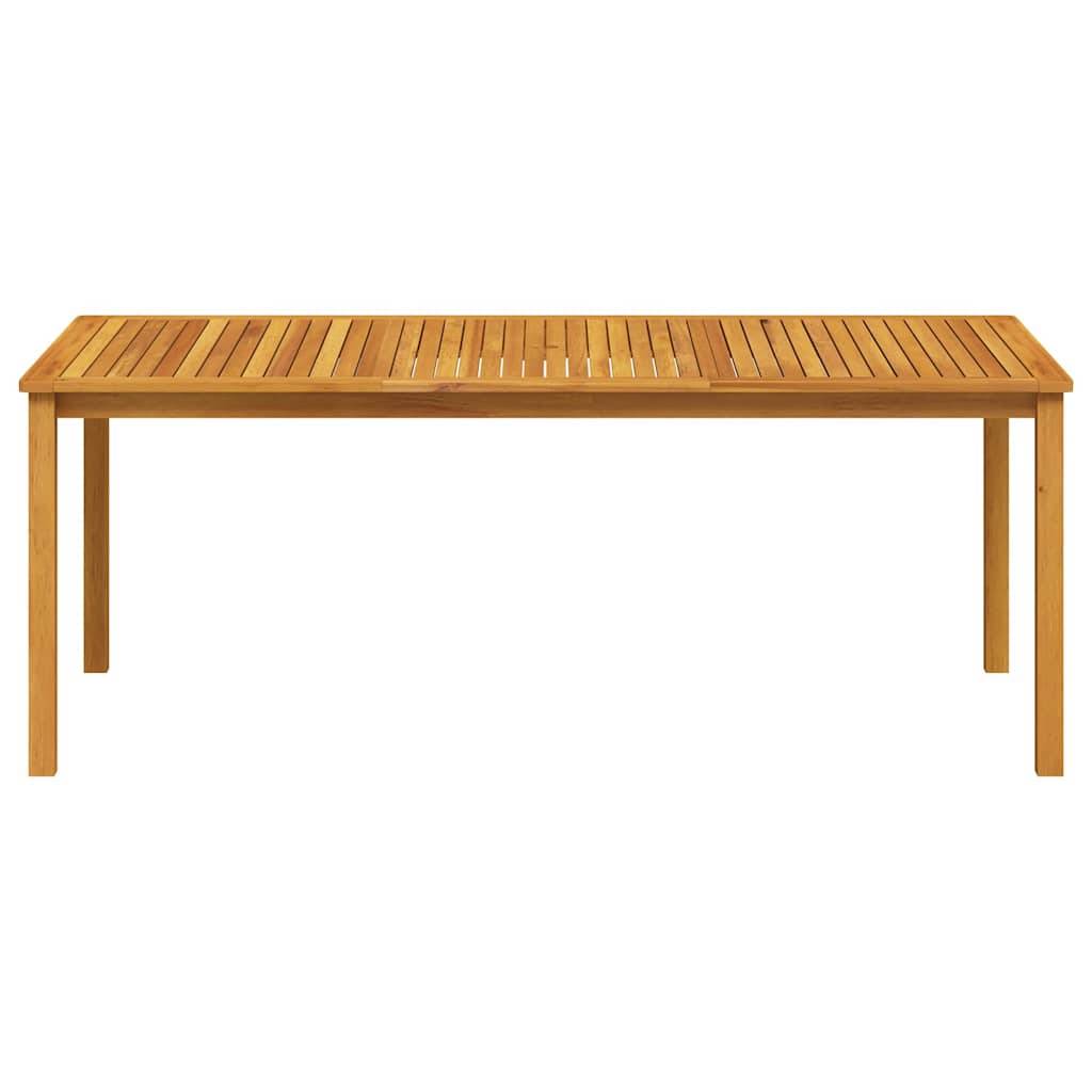 Vidaxl - Table de jardin 200x100x74 cm Bois d'acacia massif vidaXL 44106 - Image 7