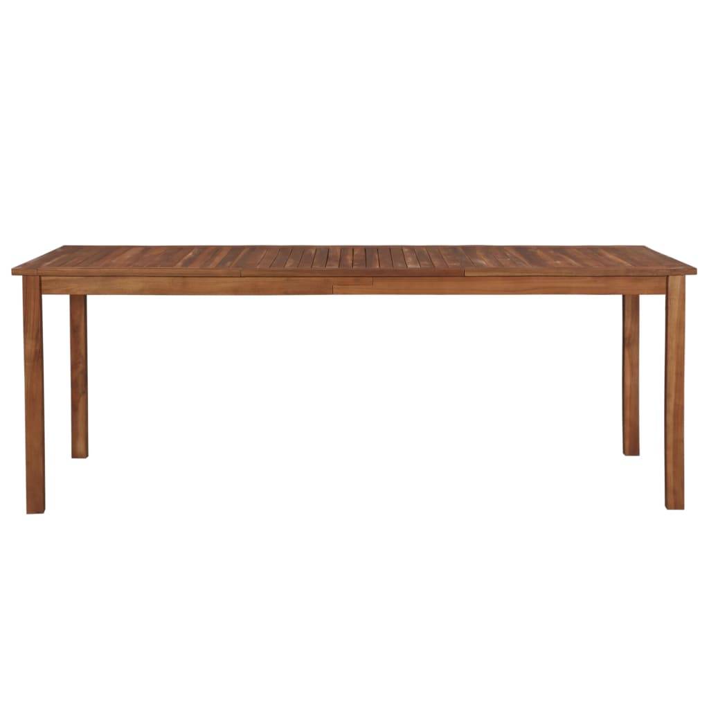 Vidaxl - Table de jardin 200x100x74 cm Bois d'acacia massif vidaXL 44106 - Image 2