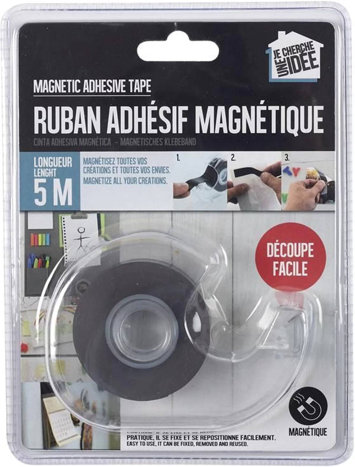 Ruban Adhésif "Magnétique" 5m Noir - Image 6