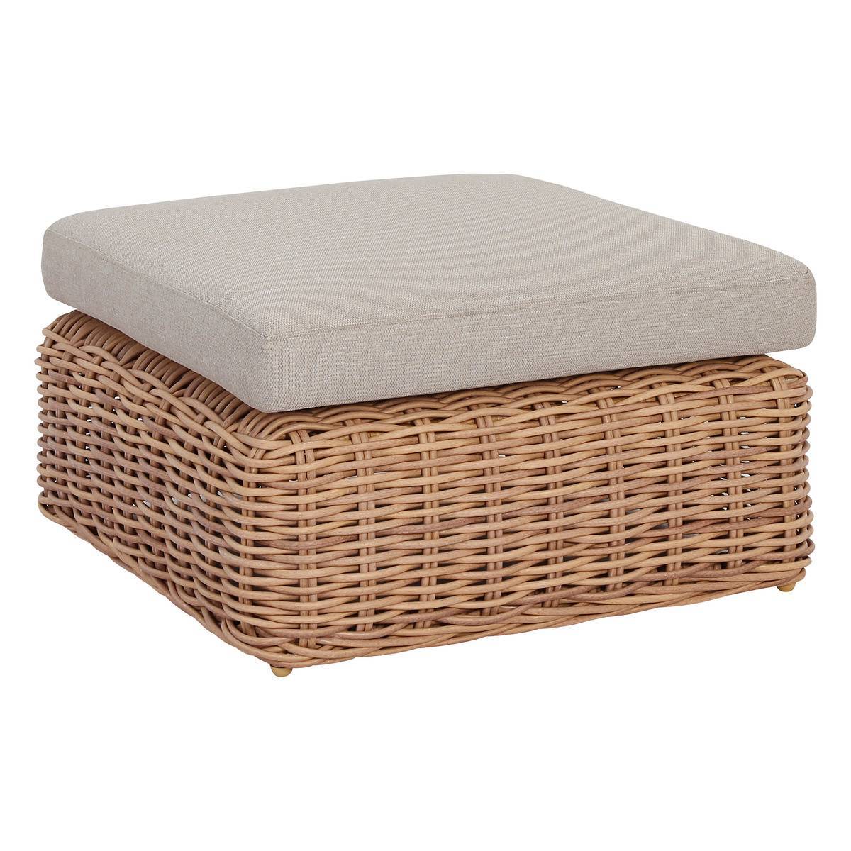 Hesperide - Pouf de jardin "Savinia tahini" en aluminium traité époxy Hespéride - Imagen 1