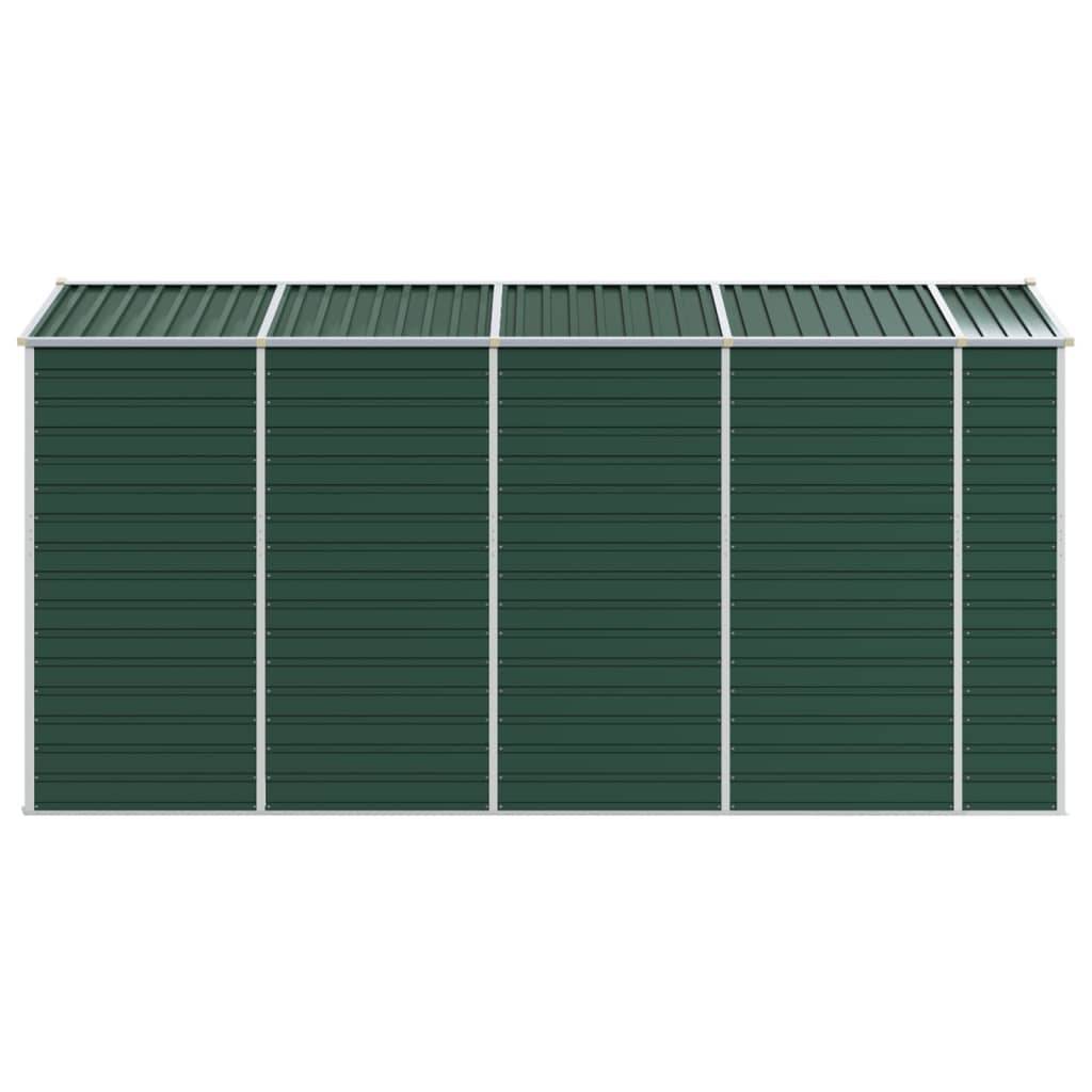 Vidaxl - Abri de jardin vert 191x385x198 cm acier galvanisé vidaXL 3188234 - Image 10