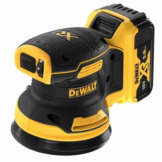 Dewalt - Ponceuse excentrique 18V XR Brushless + 2 batteries 5Ah + chargeur + TSTAK - DEWALT - DCW210P2-QW - Imagen 6