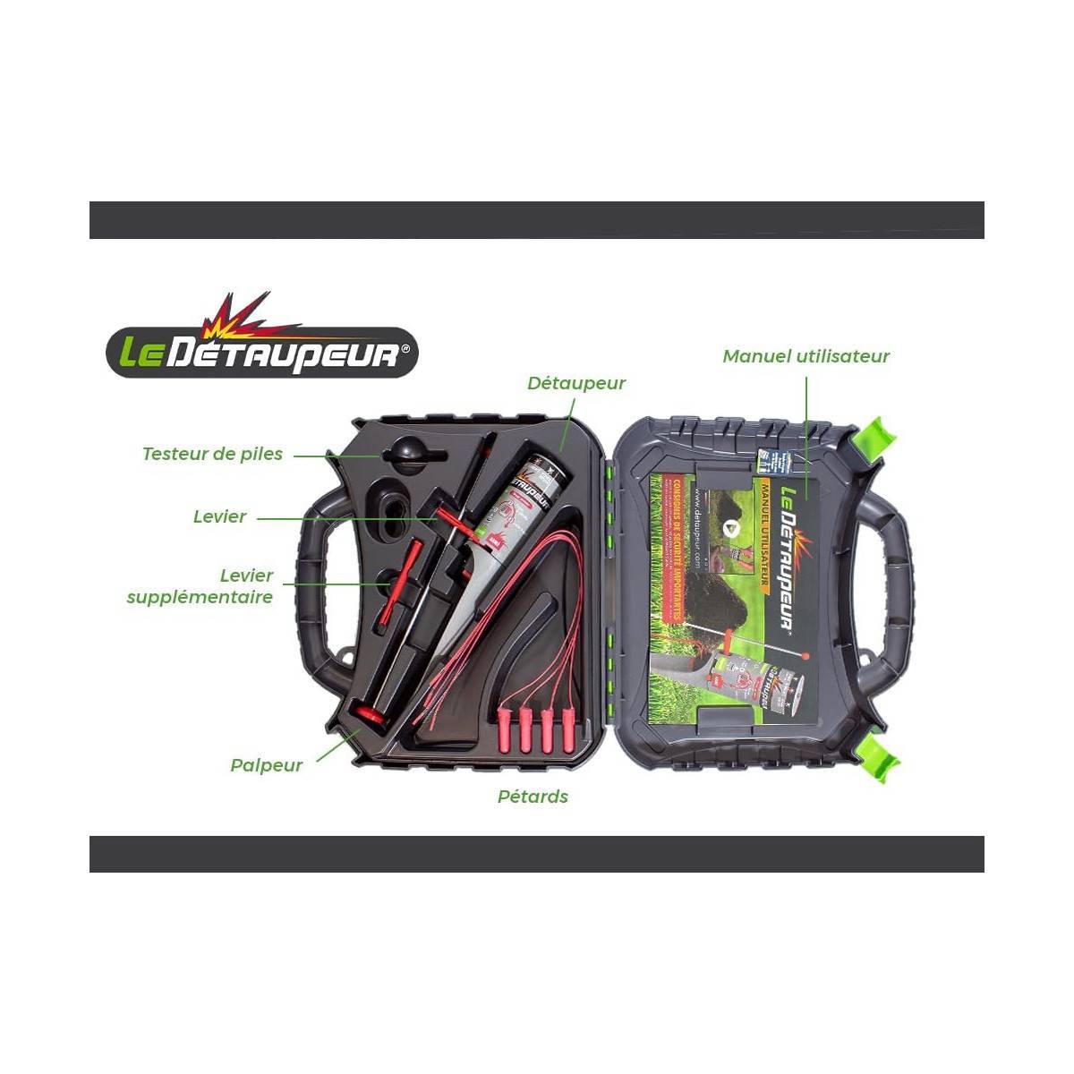 Kit Complet DETAUPEUR Valisette + 24 Recharges - Piège Anti Taupe Professionnel - Image 4