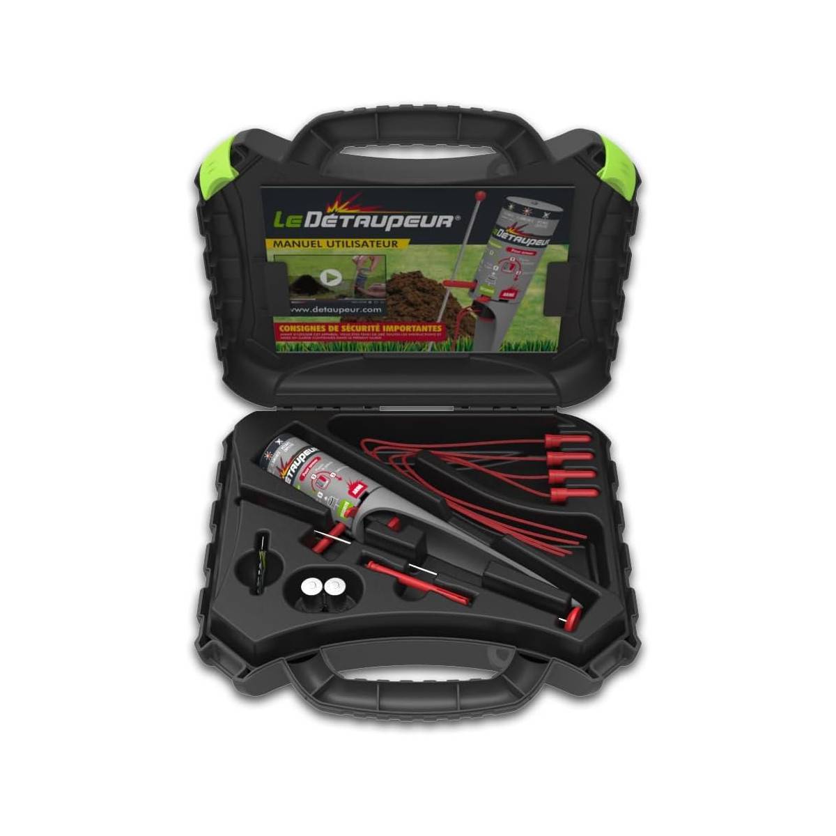 Kit Complet DETAUPEUR Valisette + 24 Recharges - Piège Anti Taupe Professionnel - Image 2