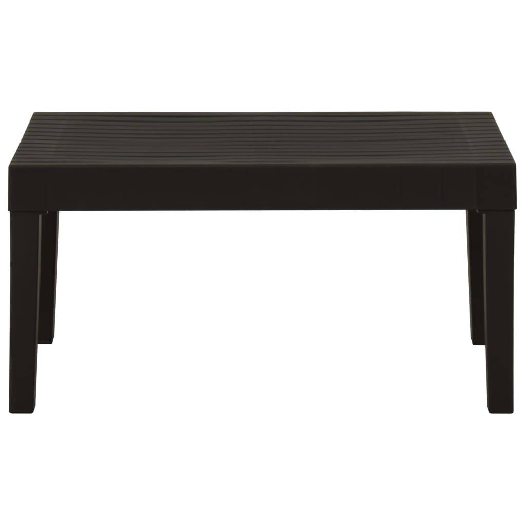 ComfortXL - Petit Salon de Jardin 2 pcs Plastique Canapé Table Basse Coussins Gris – ComfortXL Outdoor Living - Image 6