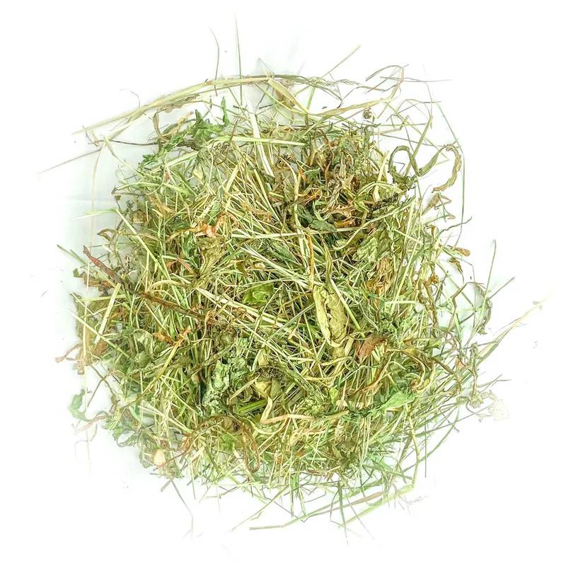 Foin de prairie aromatisé pour lapins et rongeurs - 100% naturel - 1 Kg - L'Eden des Pattounes