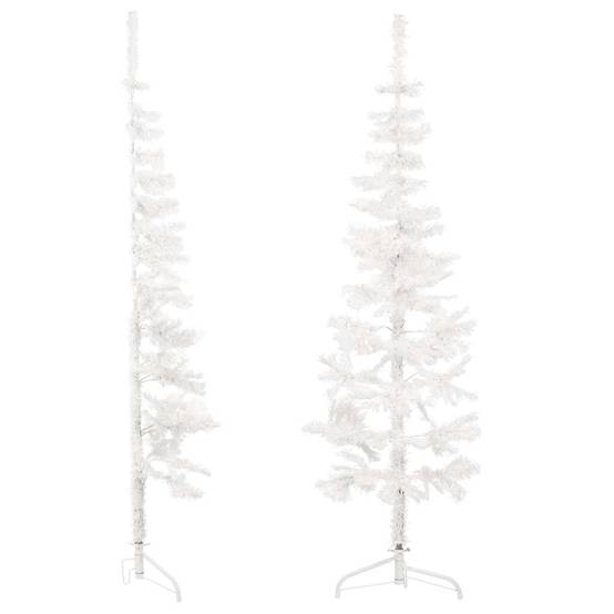 ComfortXL - Demi sapin de Noël mural PVC gain de place pour fête Blanc 150 cm – ComfortXL Outdoor Living - Image 4