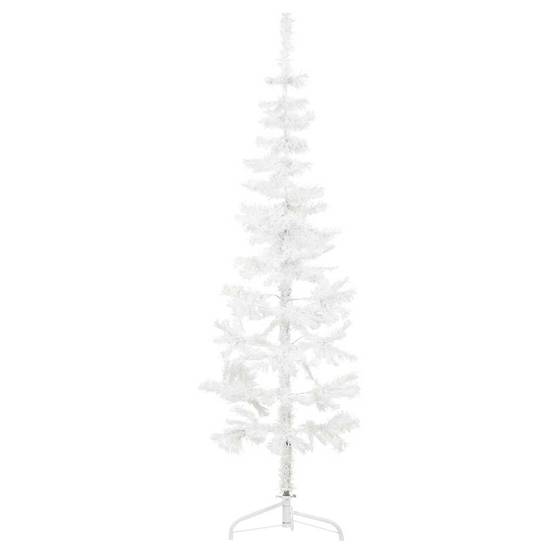 ComfortXL - Demi sapin de Noël mural PVC gain de place pour fête Blanc 150 cm – ComfortXL Outdoor Living - Image 1