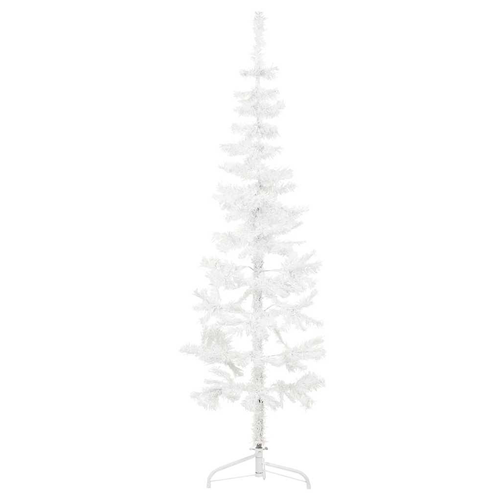 ComfortXL - Demi sapin de Noël mural PVC gain de place pour fête Blanc 150 cm – ComfortXL Outdoor Living - Image 1