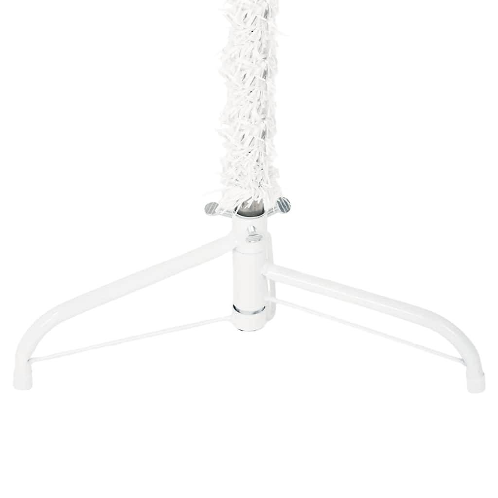 ComfortXL - Demi sapin de Noël mural PVC gain de place pour fête Blanc 150 cm – ComfortXL Outdoor Living - Image 6
