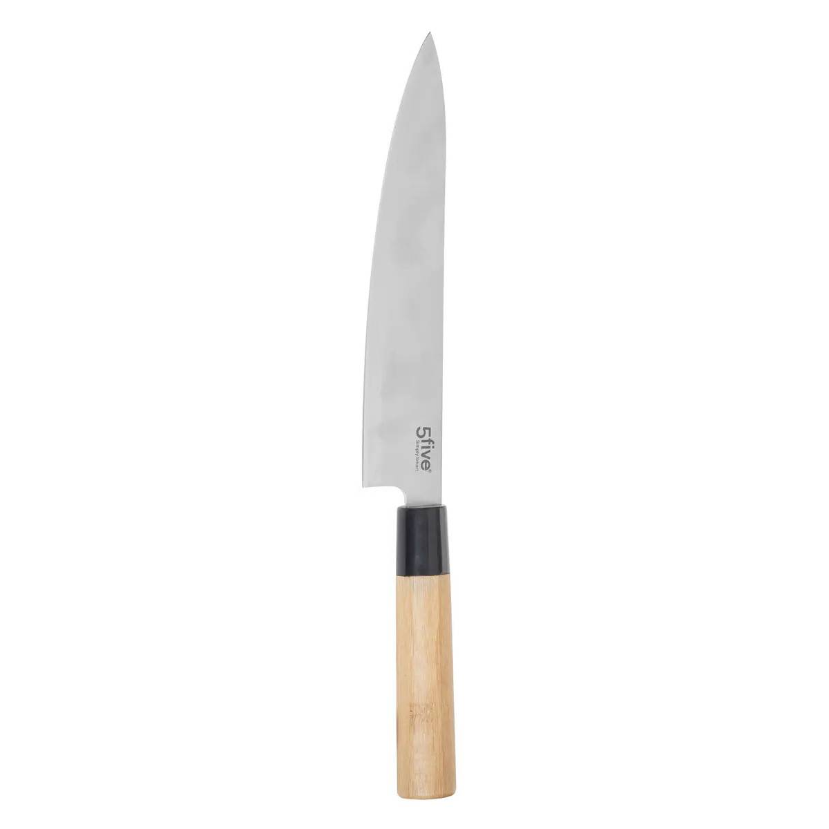 Couteau Chef en Bambou "Java" 34cm Naturel - Image 1