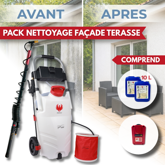 PRO SPRAYER EVO PHOENIX 1 BAT 5,10 OU 20L NET'PRO + perche télescopique EVO 5.4 m - 10 L - Image 1