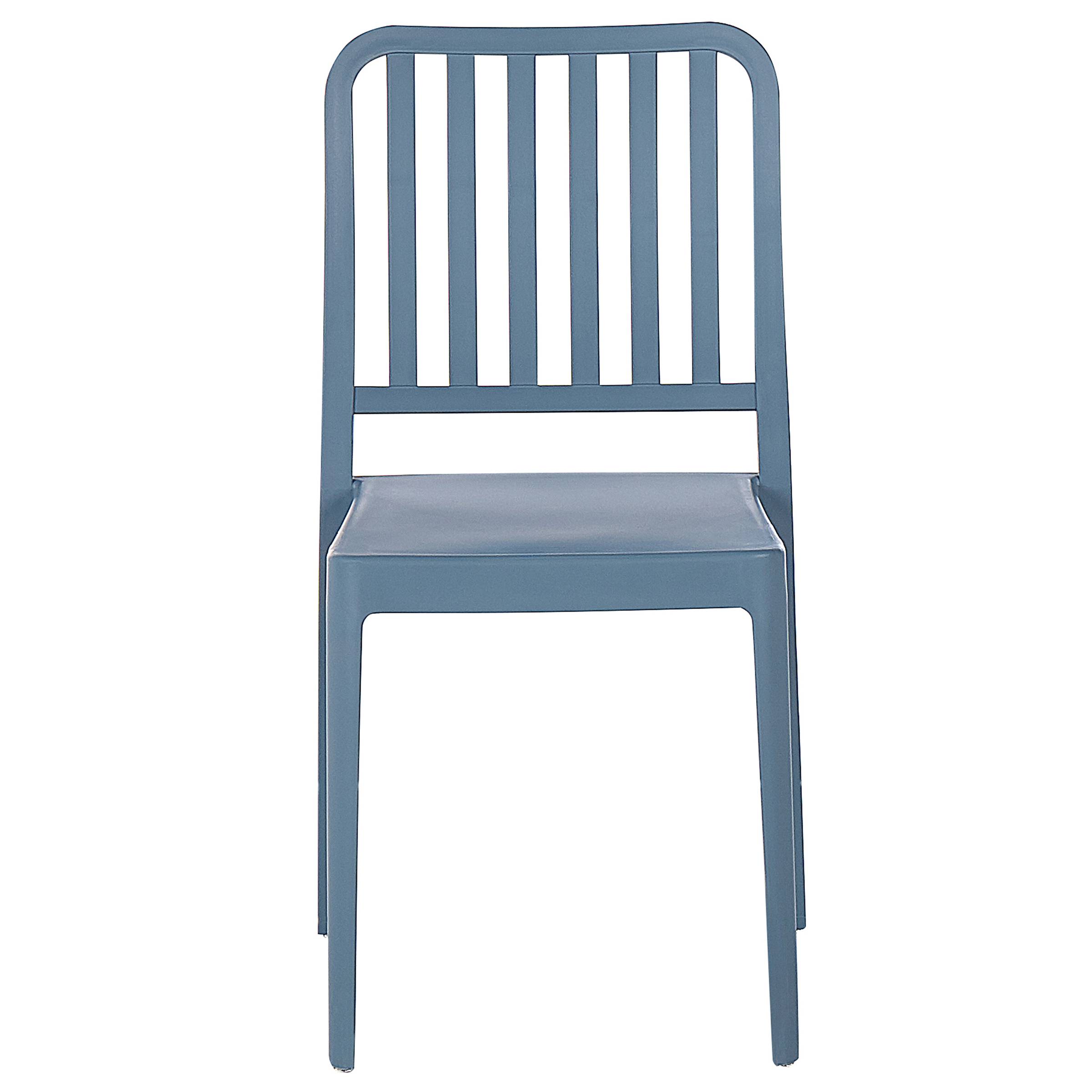 Beliani - Chaise de salle à manger Matière synthétique Bleu SERSALE Beliani - Imagen 4