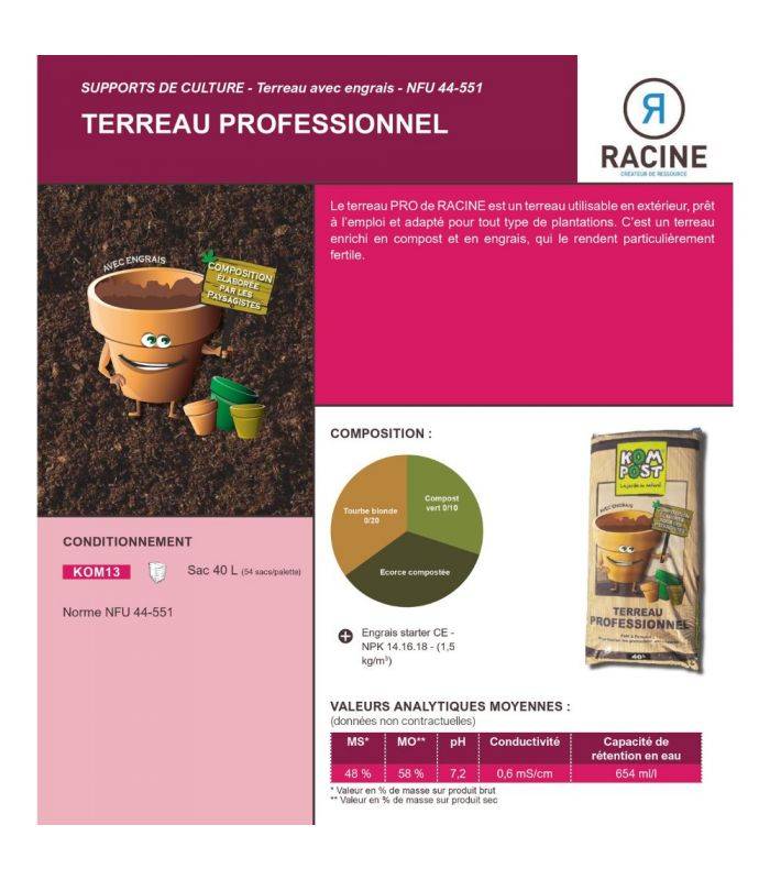 Terreau professionnel stimulateur plantation 54 sacs de 40 litres - Image 6