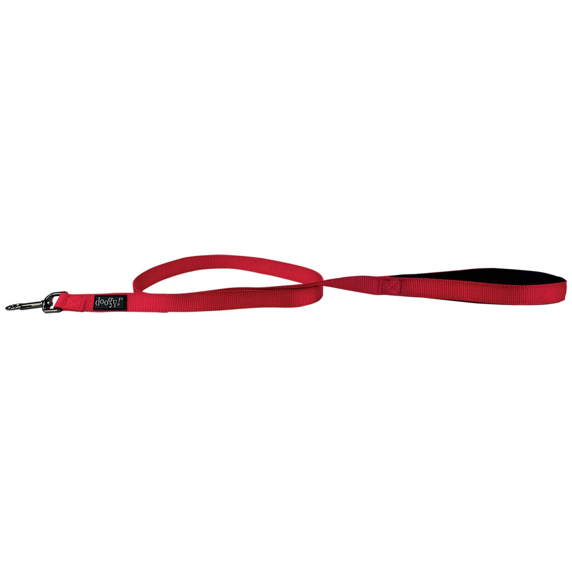 Laisse nylon Rouge Doogy DOOGY CLASSIC