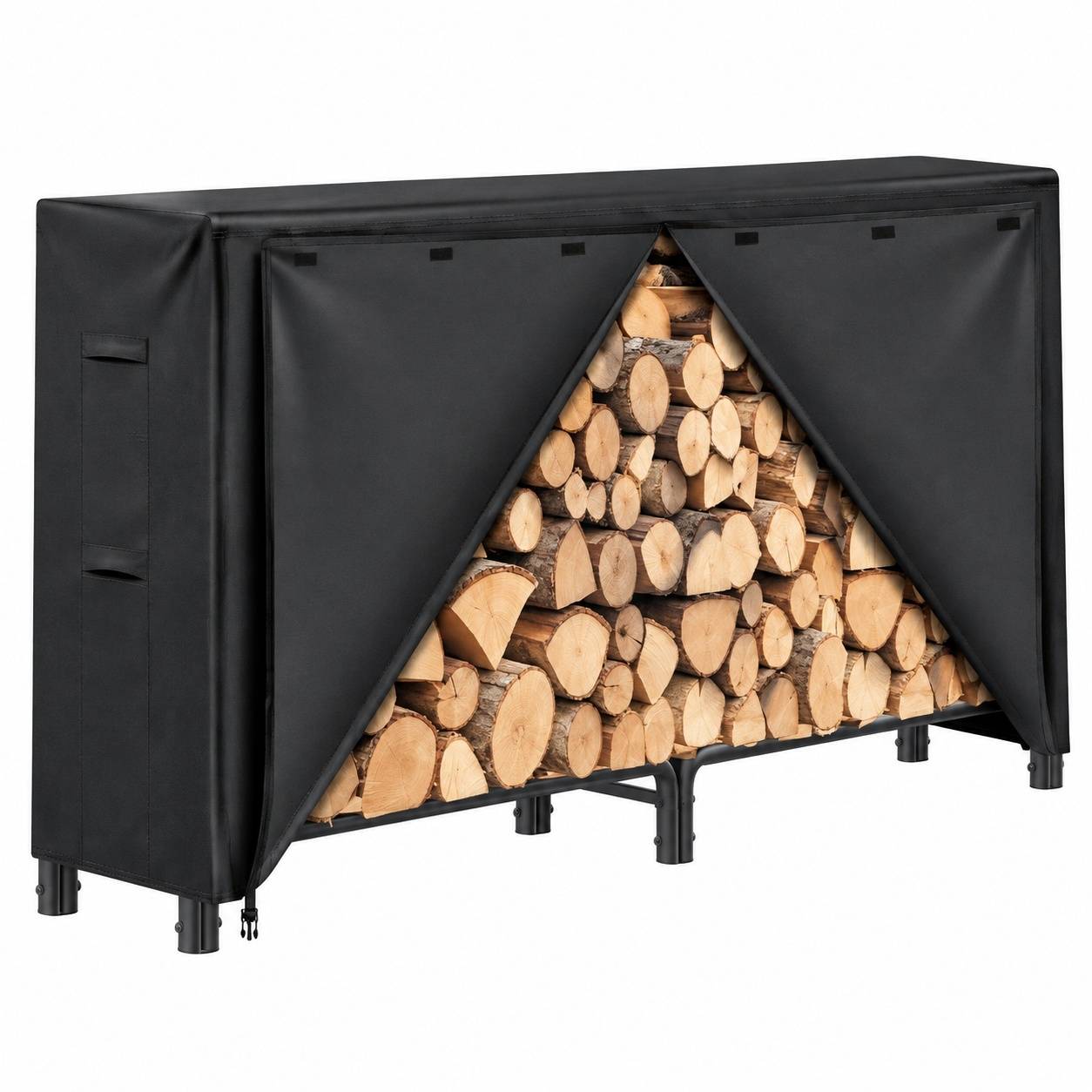 Housse de Rangement pour Bûches Imperméable Oxford 600D Résistante aux Intempéries
