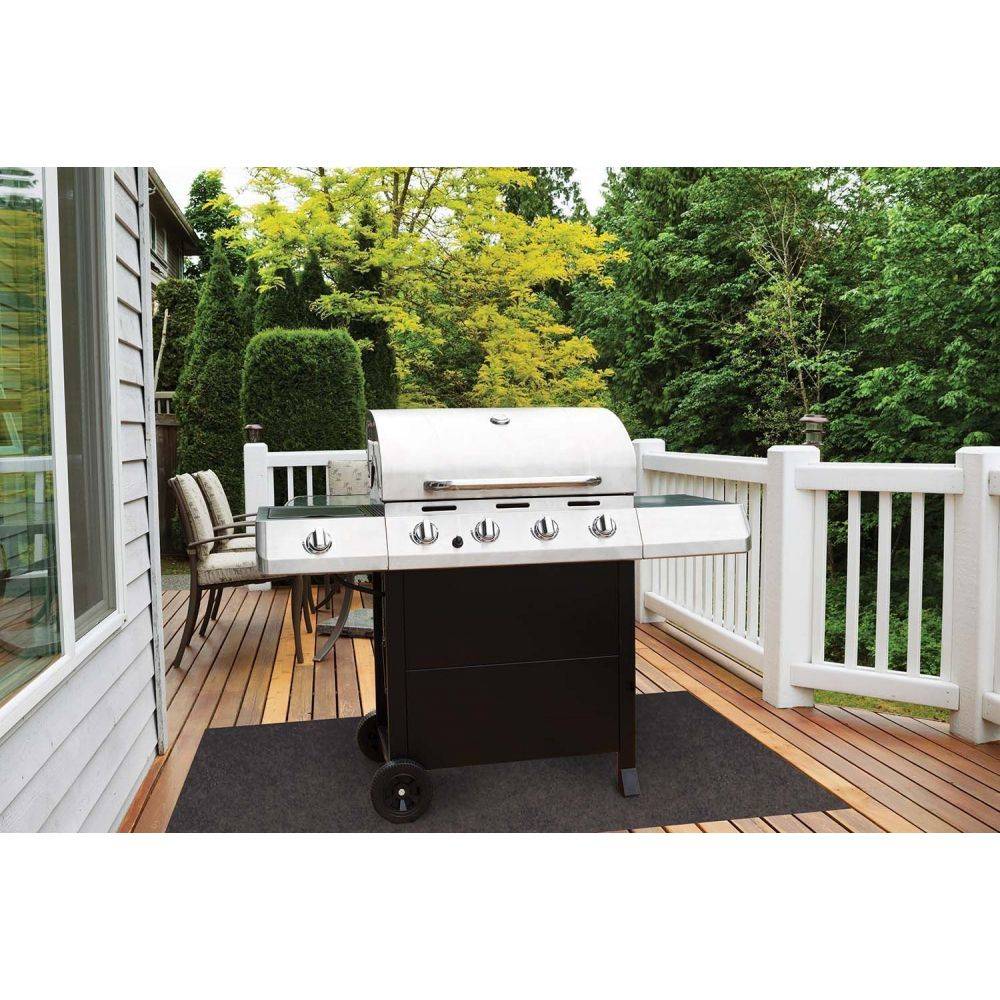 Technoflex - Tapis de protection barbecue en caoutchouc recyclé 150x90 cm Technoflex - Imagen 2