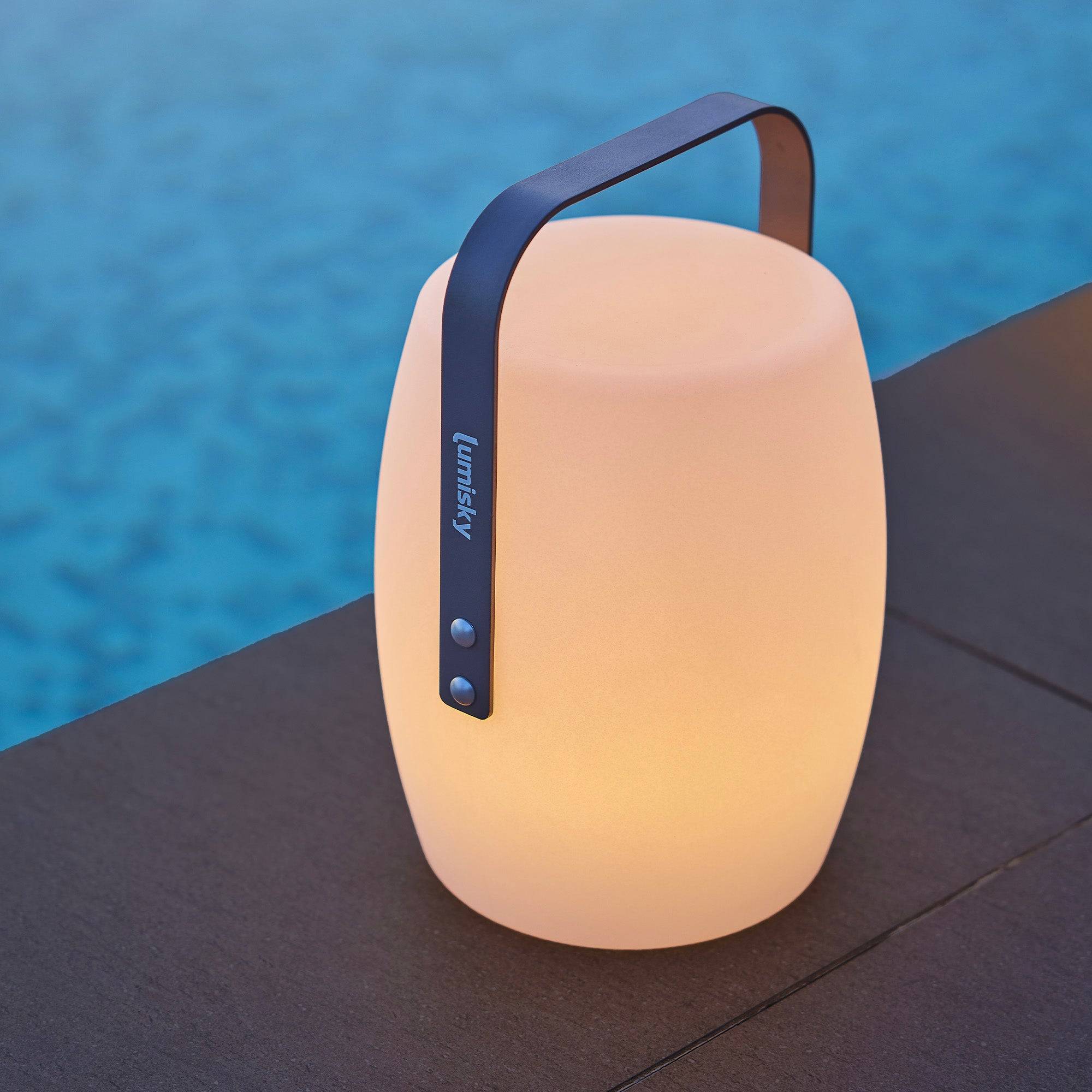 Lumisky - Lanterne sans fil LED LUCY ROCK H31cm - Imagen 2